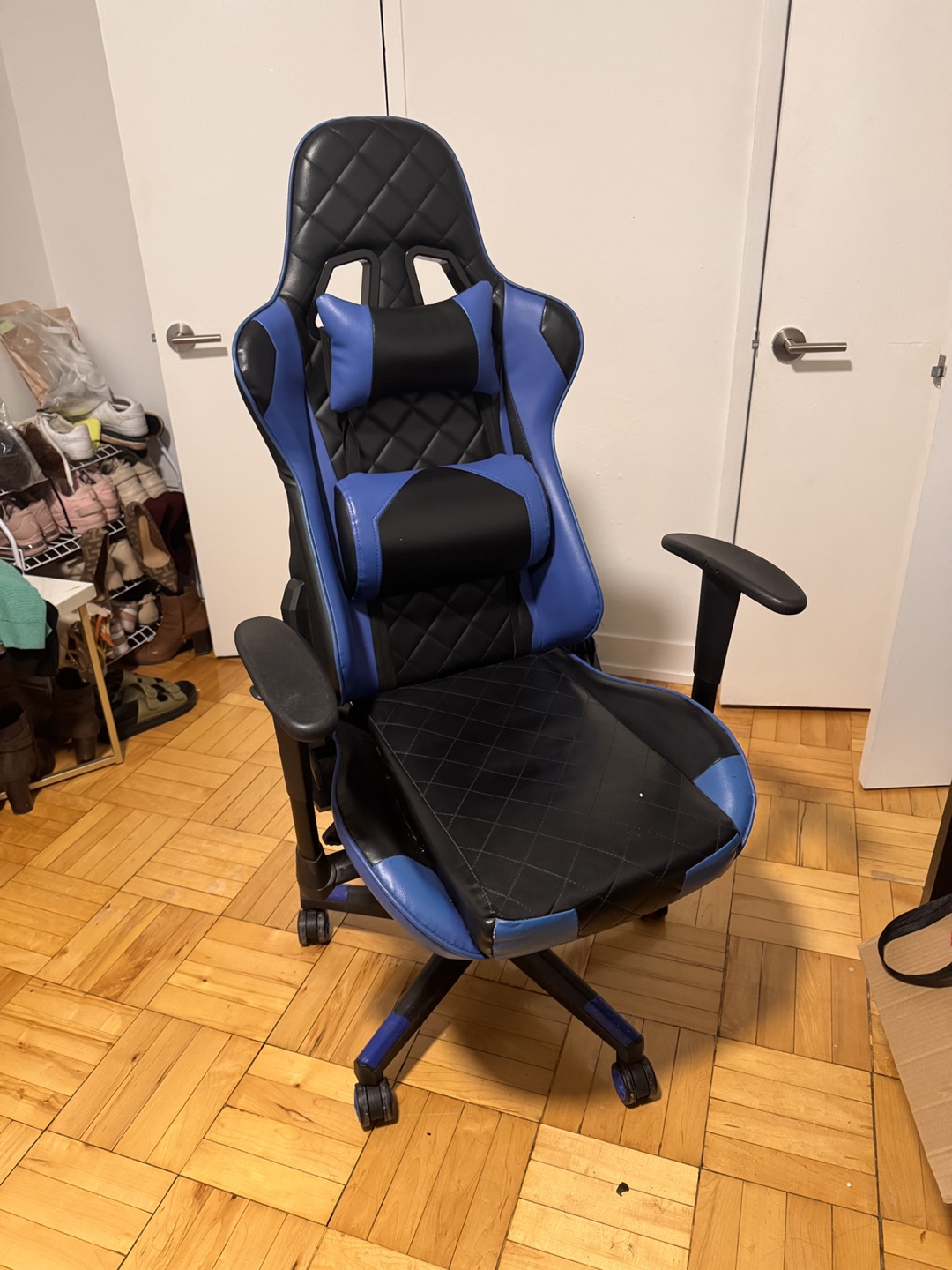 Blue and Black Gaming Chair - photo 2