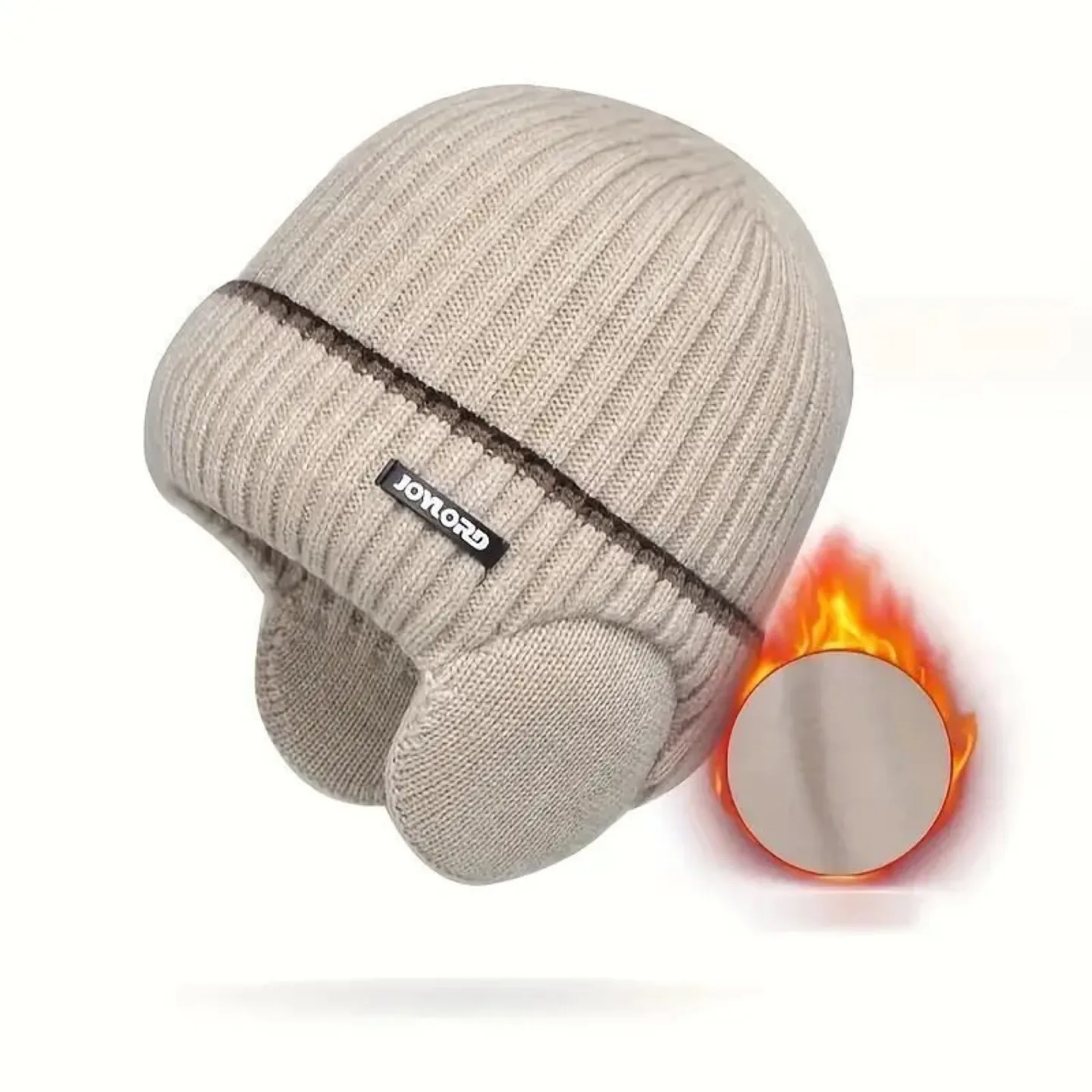 Winter Knitted Hat with Ear Flaps image indicator(2)