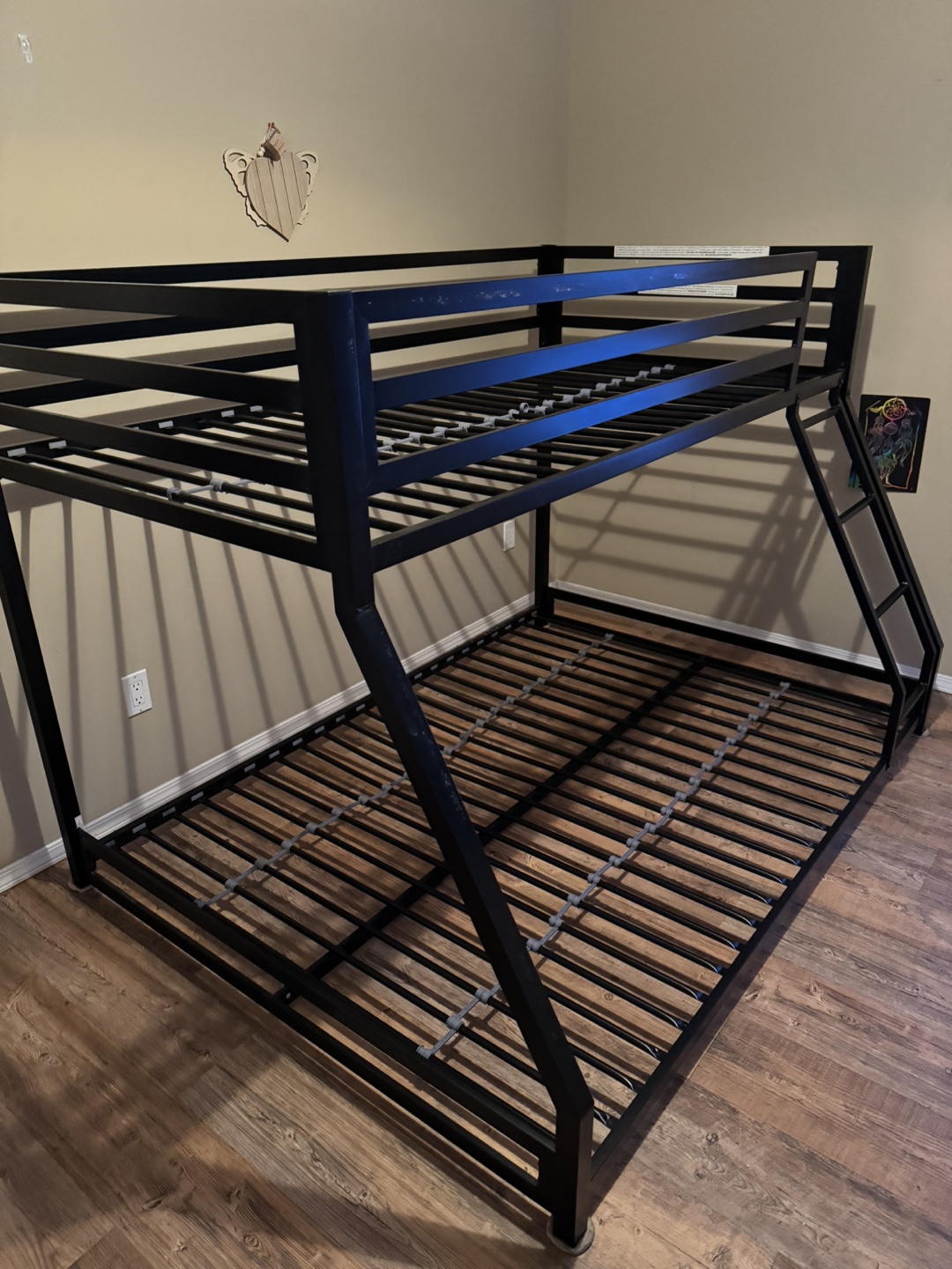 Black Metal Bunk Bed Frame