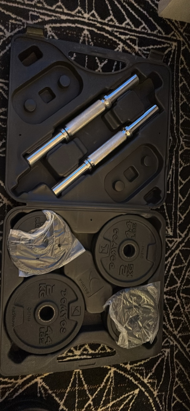 30kg Dumbbell Weight Set with Case - photo 2