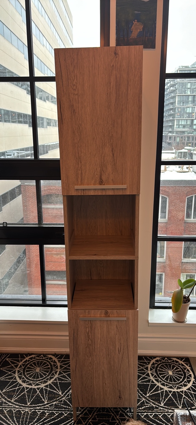 Tall Wooden Storage Cabinet - photo 3