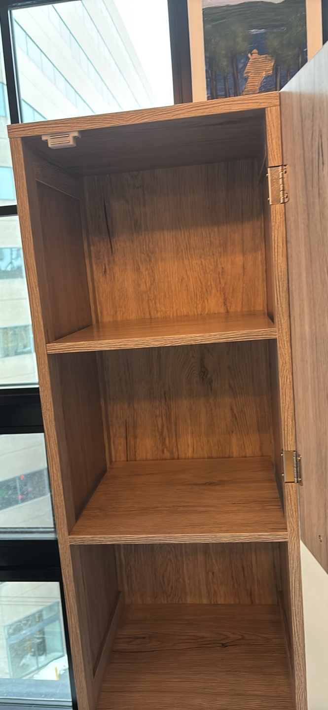Tall Wooden Storage Cabinet - photo 2