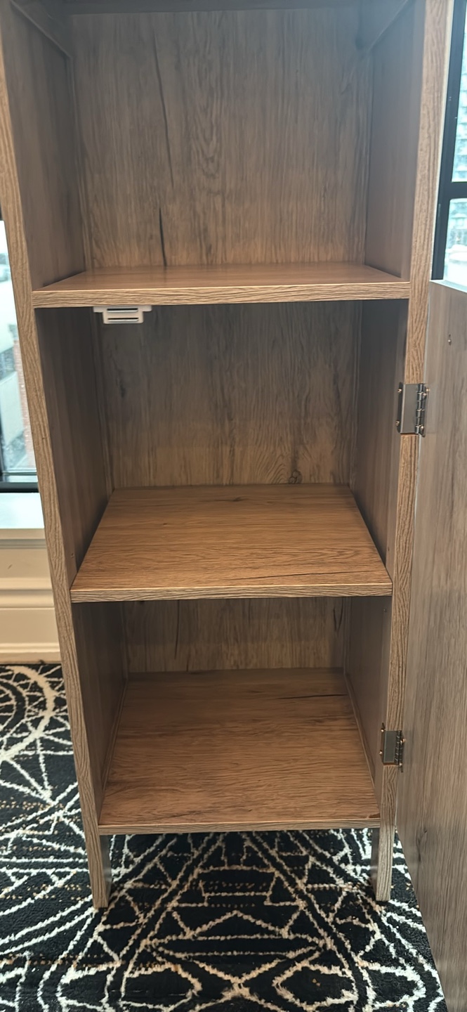 Tall Wooden Storage Cabinet