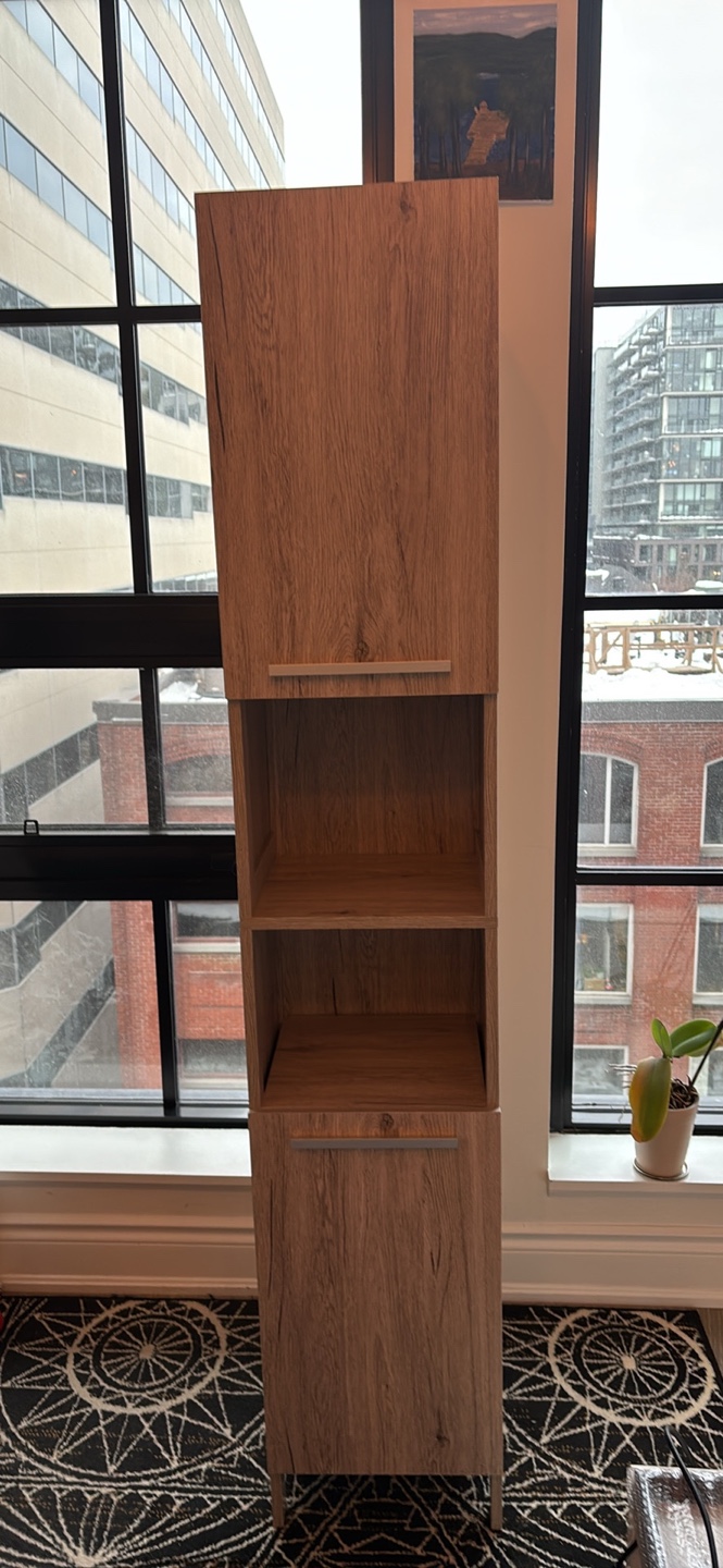 Tall Wooden Storage Cabinet - photo 4