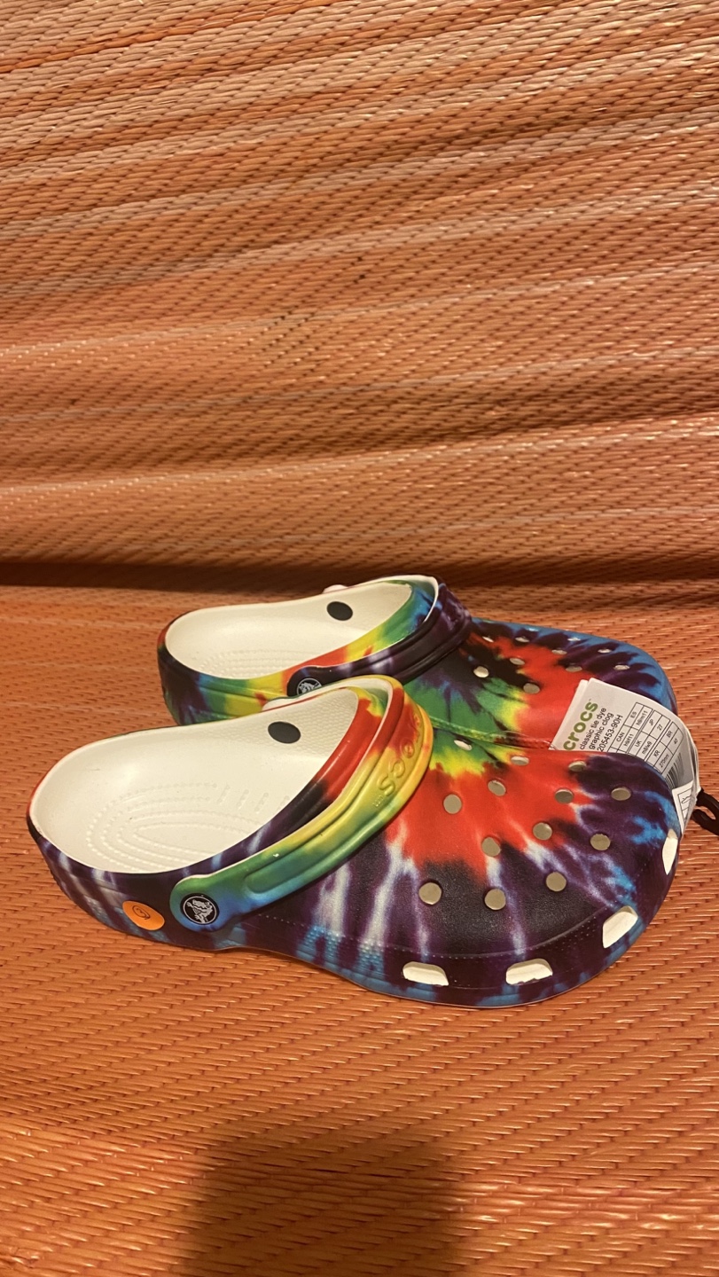 Crocs Classic Tie-Dye Clogs Size 9 men 11 women