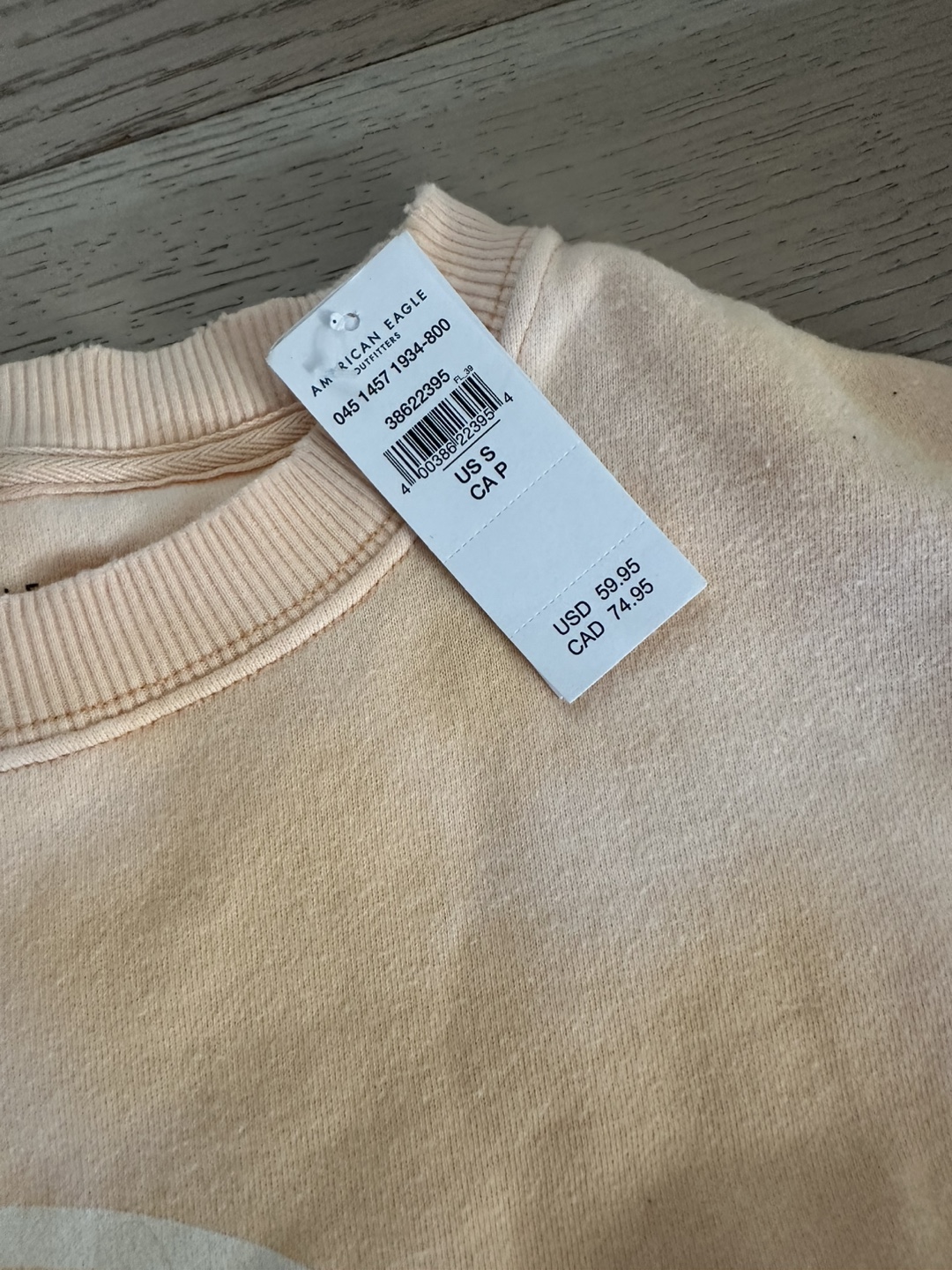 American Eagle Smiley Face Tie-Dye Crewneck Sweatshirt - photo 2
