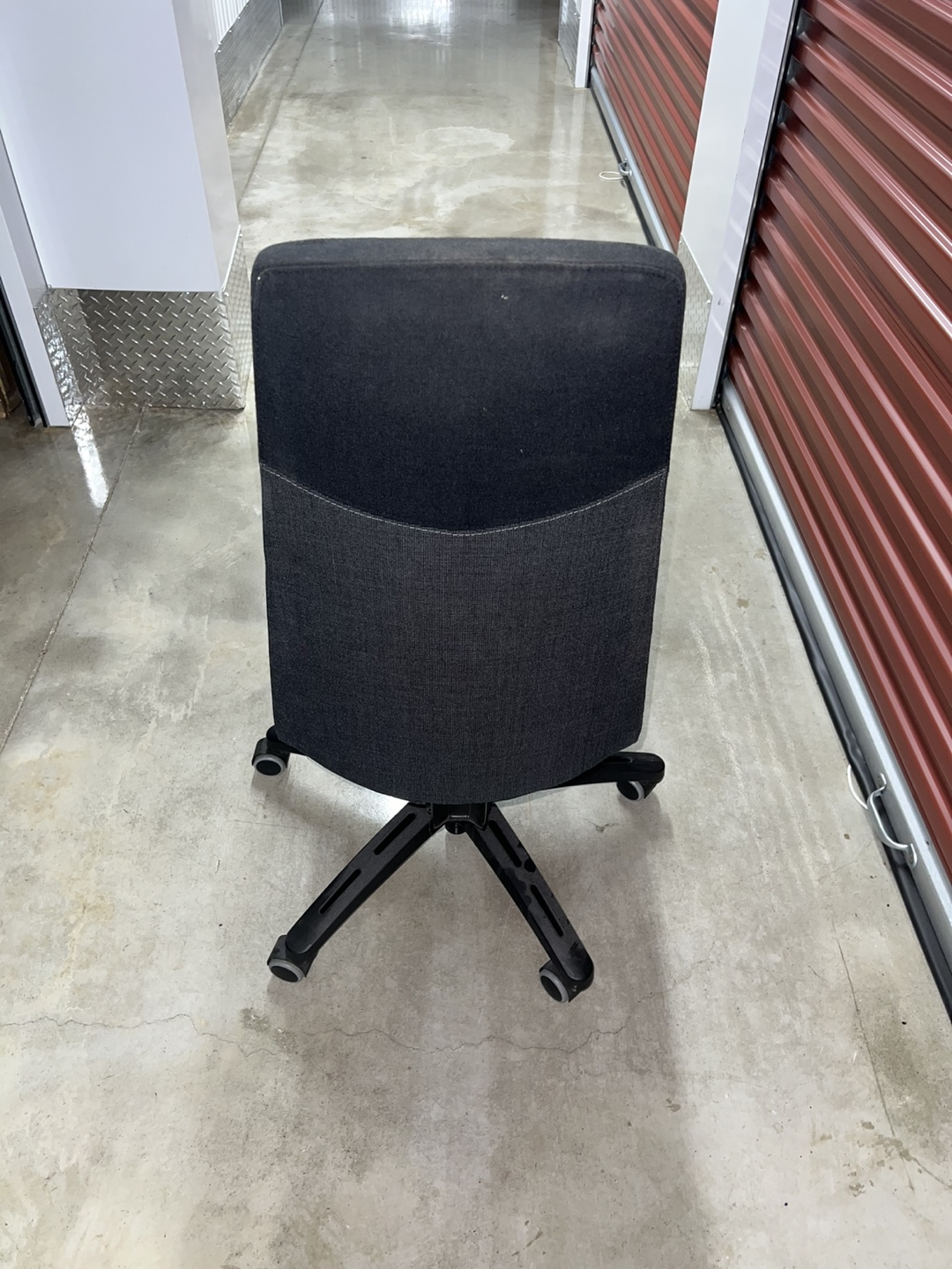 Black Office Chair with Wheels
