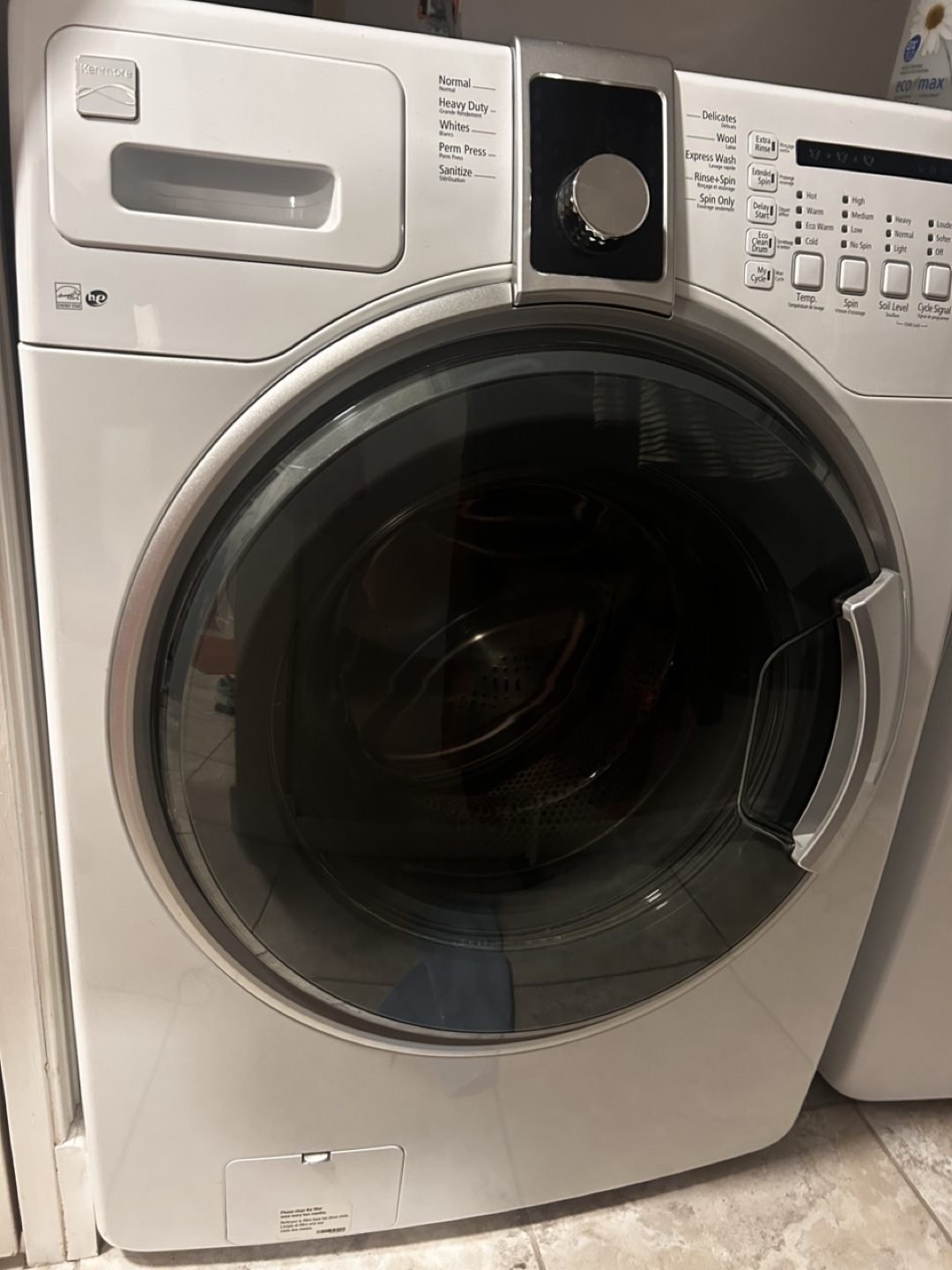 Kenmore Front Load Washer - photo 3