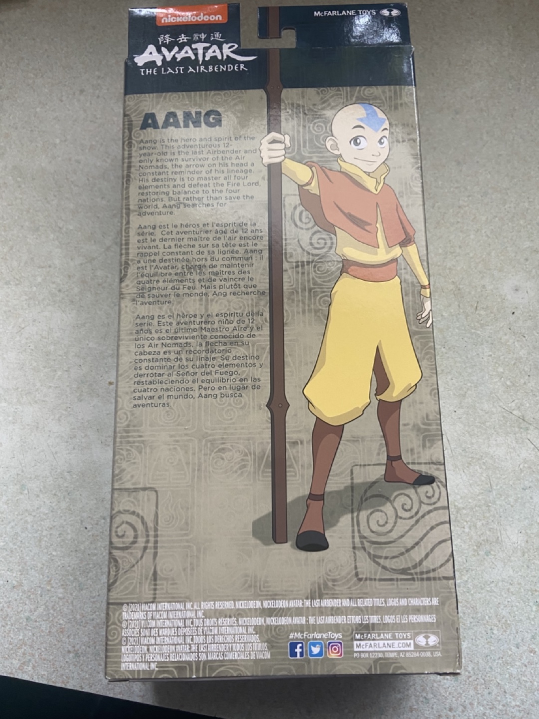 McFarlane Toys Avatar The Last Airbender Aang 7" Action Figure - photo 4
