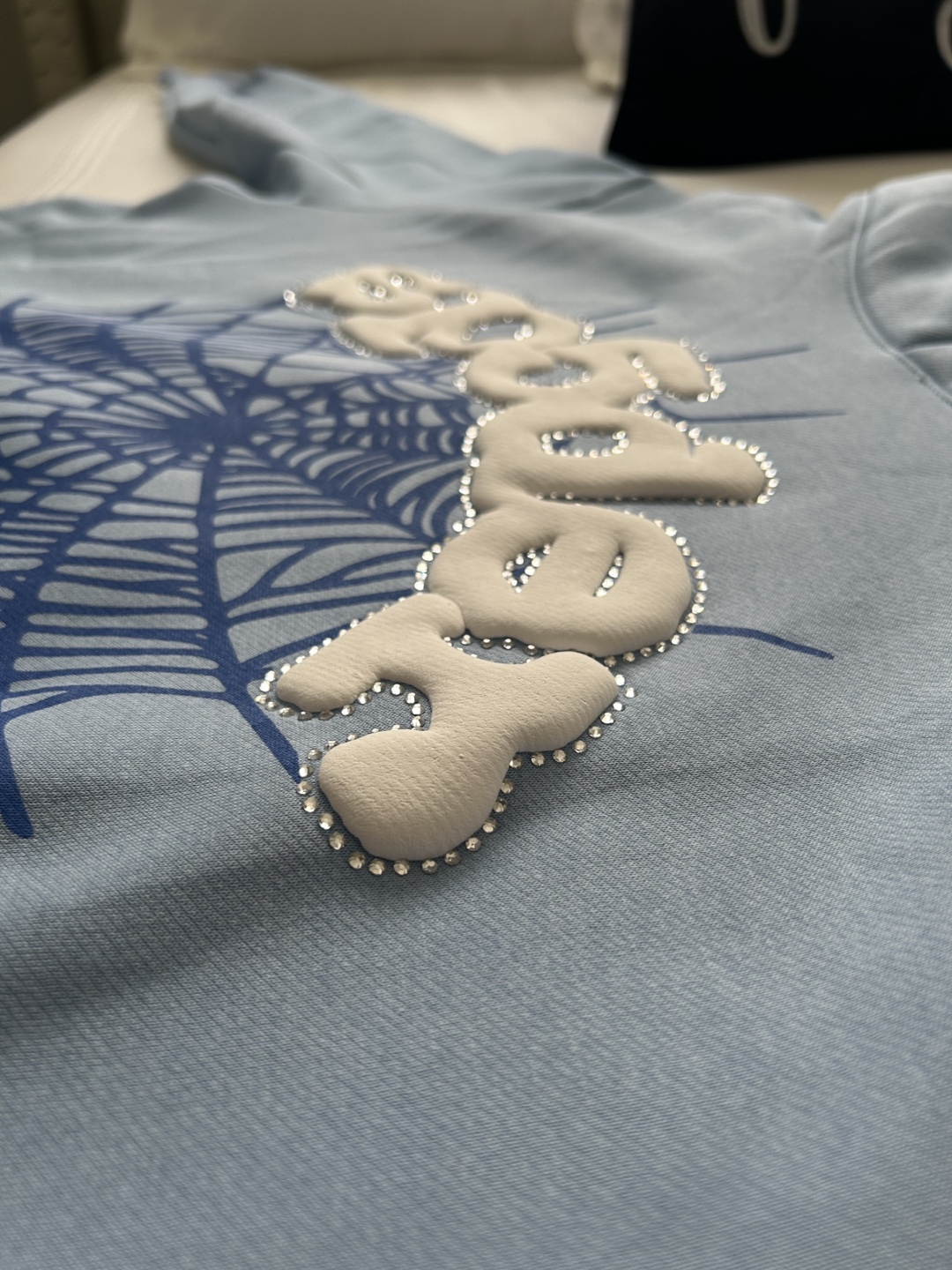 Spider Worldwide Light Blue Hoodie Size Small - photo 3