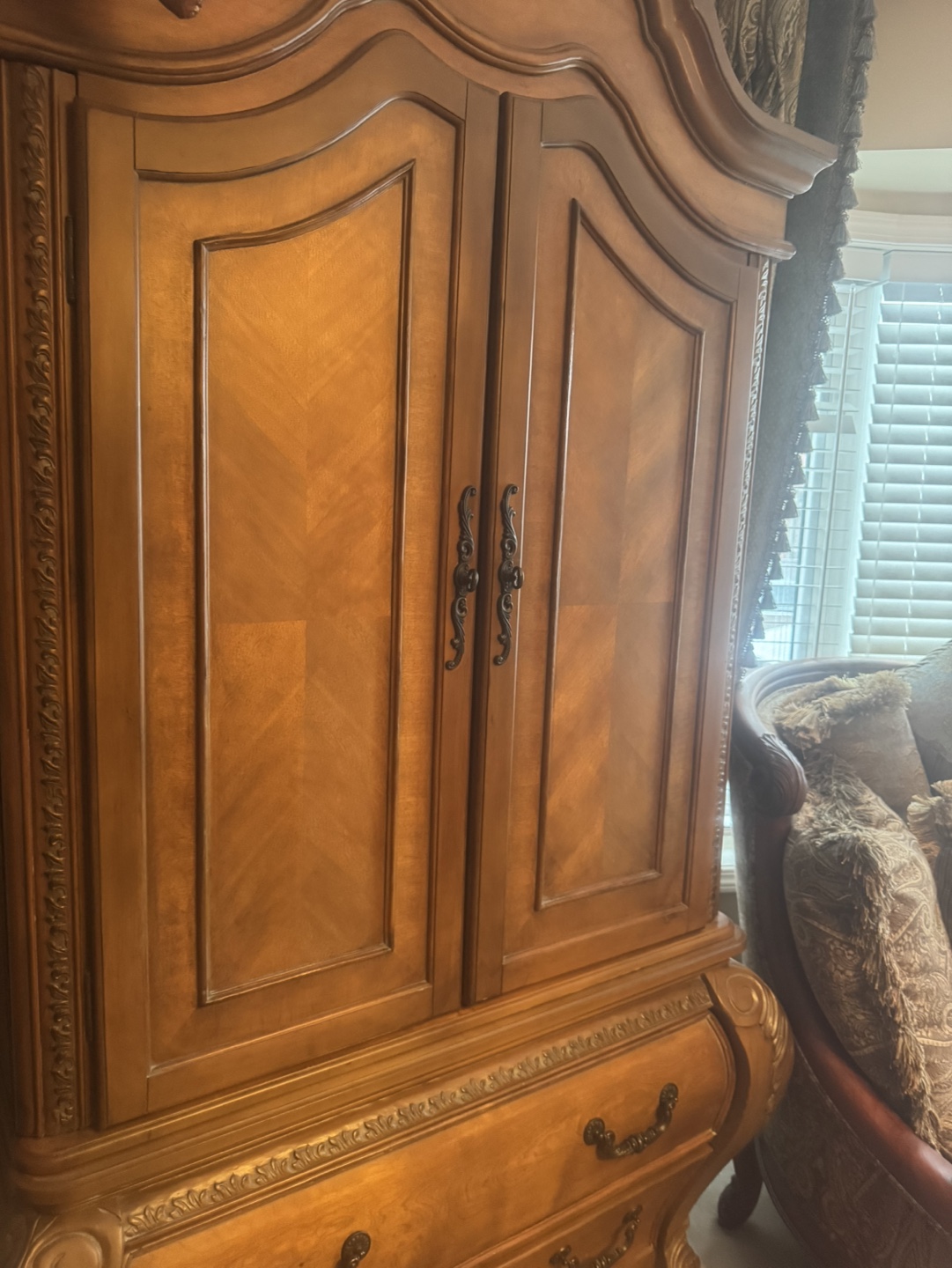 Gorgeous Michael Armani Wooden Armoire