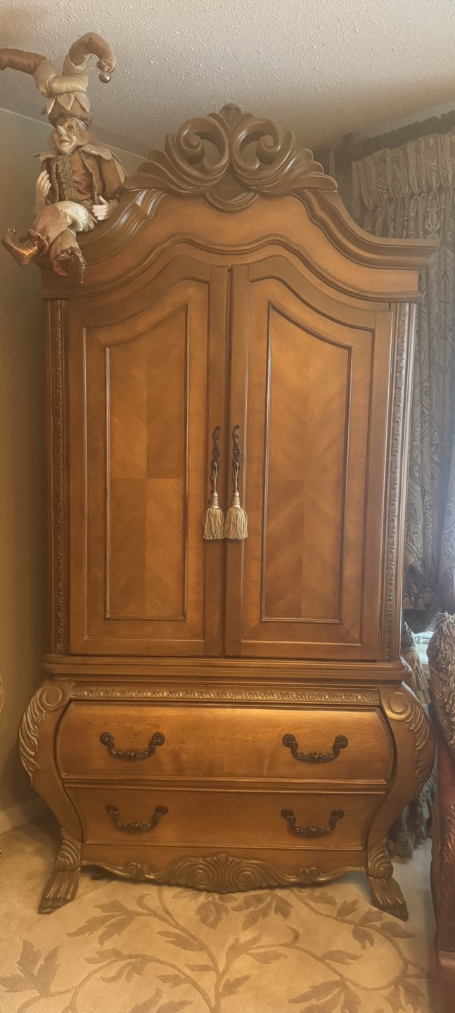 Gorgeous Michael Armani Wooden Armoire - photo 3