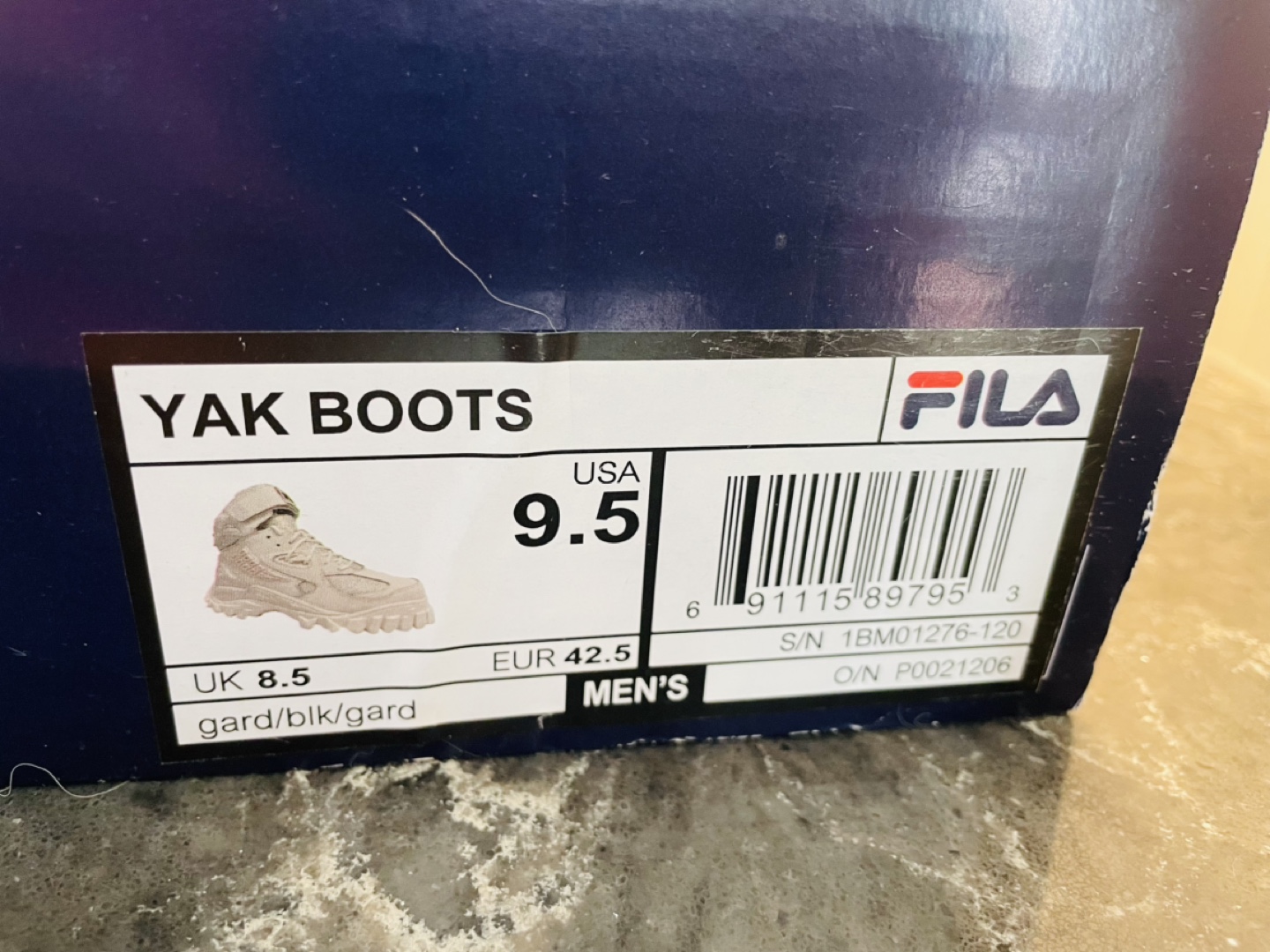 Fila Yak Trainer Men's Boots - Size 9.5 - photo 3