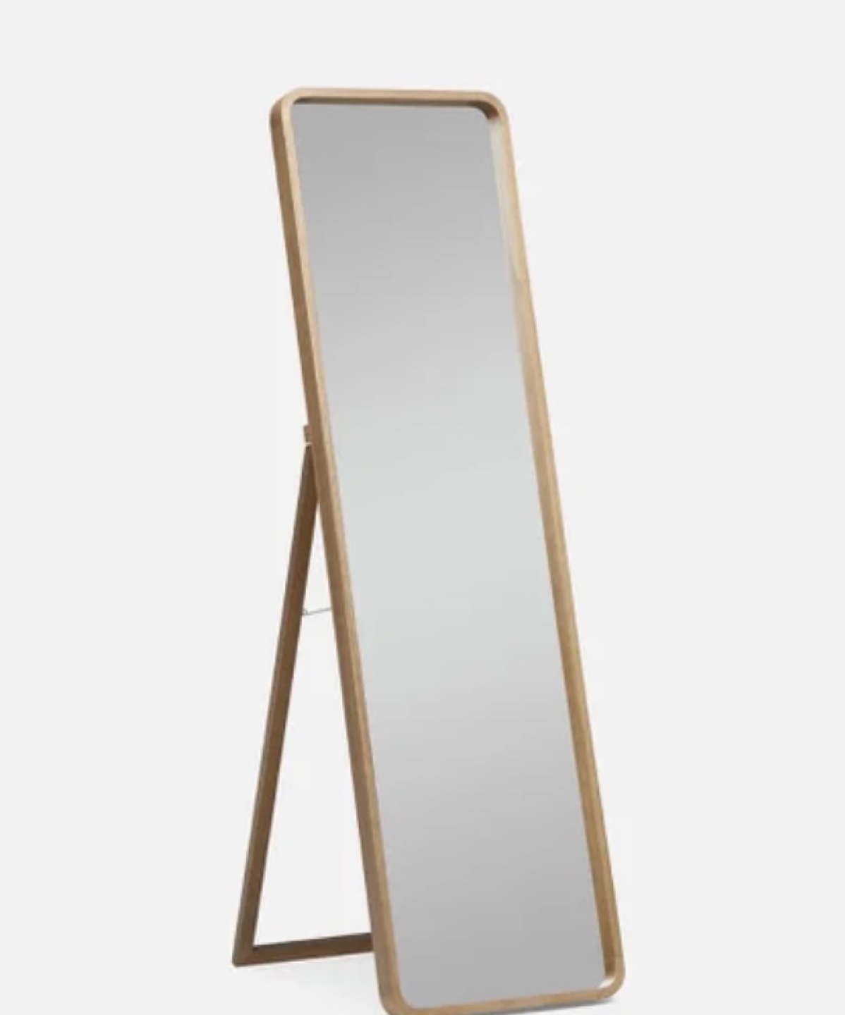 Full-Length Wooden Freestanding Mirror