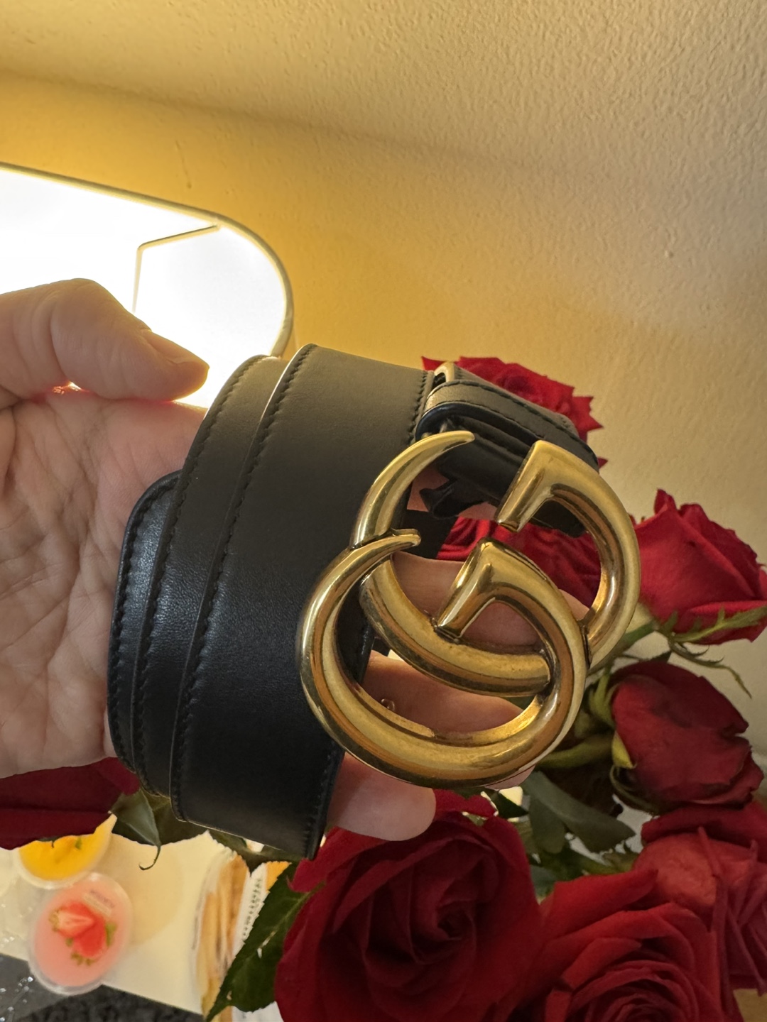 GUCCI MARMONT BELT SIZE 85