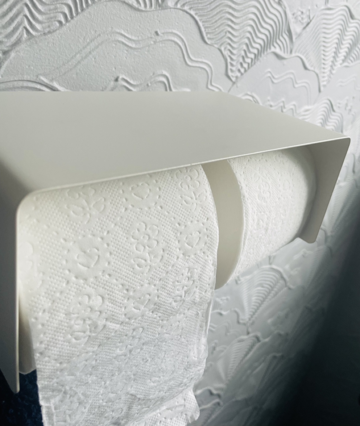 IKEA ENUDDEN White Toilet Paper Holder