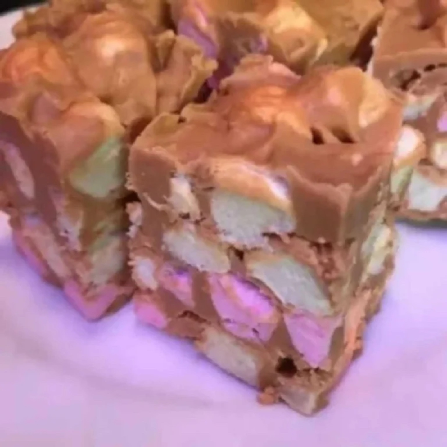 Peanut Butter Confetti Squares - Home Baked