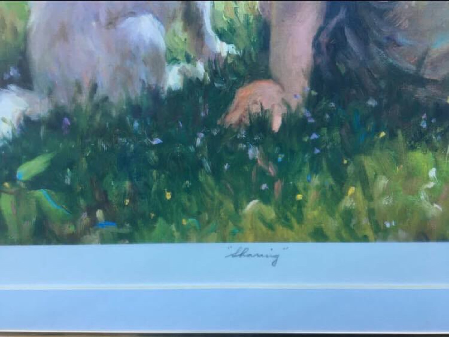 Framed Print - Sharing - by artist Jose Trinidade - photo 4