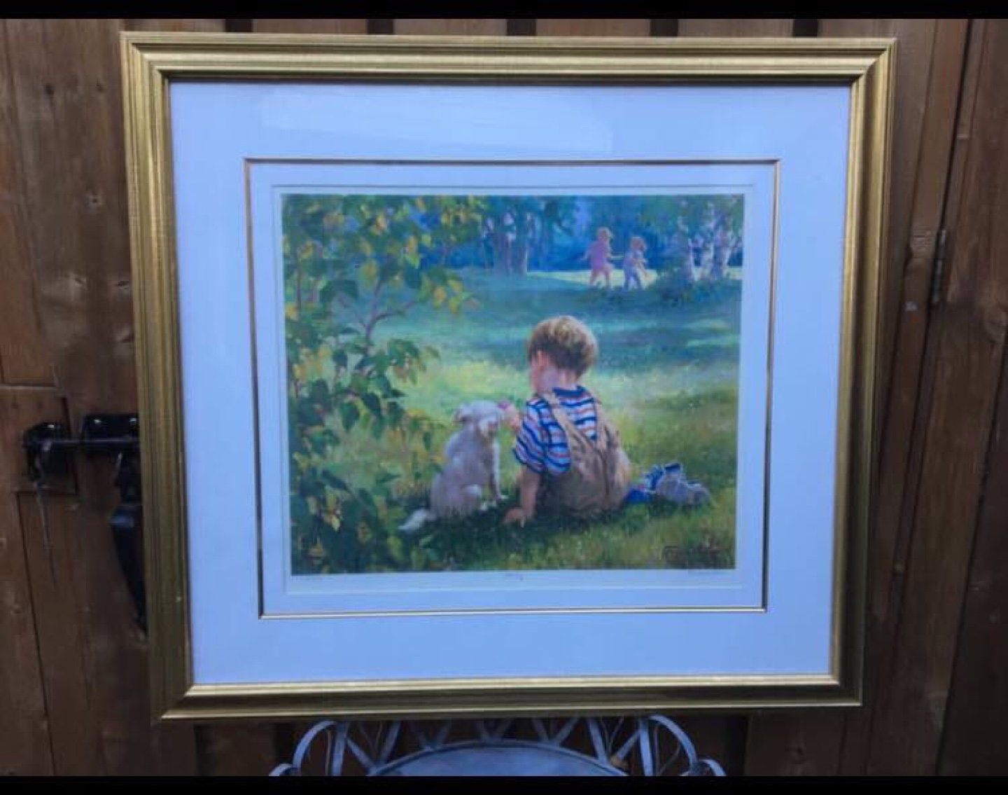 Framed Print - Sharing - by artist Jose Trinidade