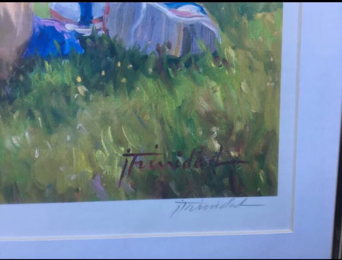 Framed Print - Sharing - by artist Jose Trinidade - photo 2