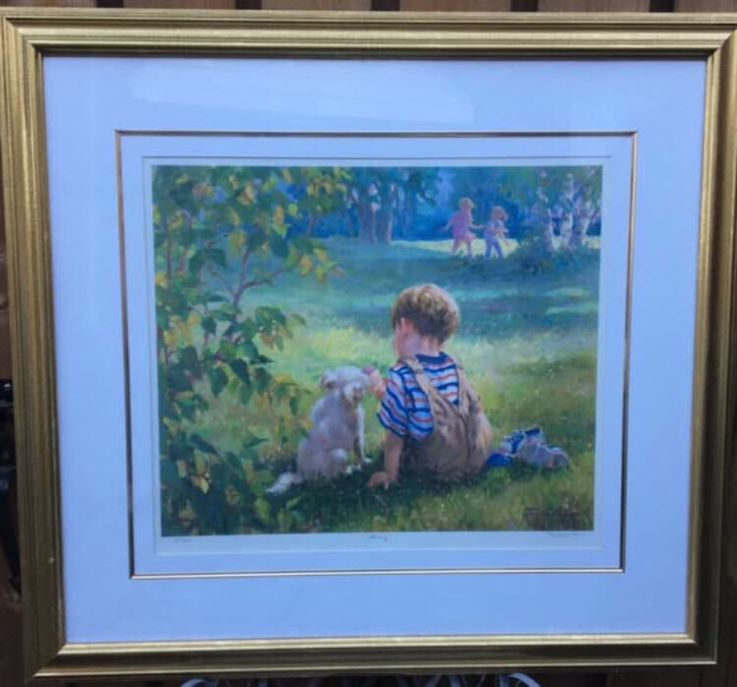 Framed Print - Sharing - by artist Jose Trinidade - photo 5