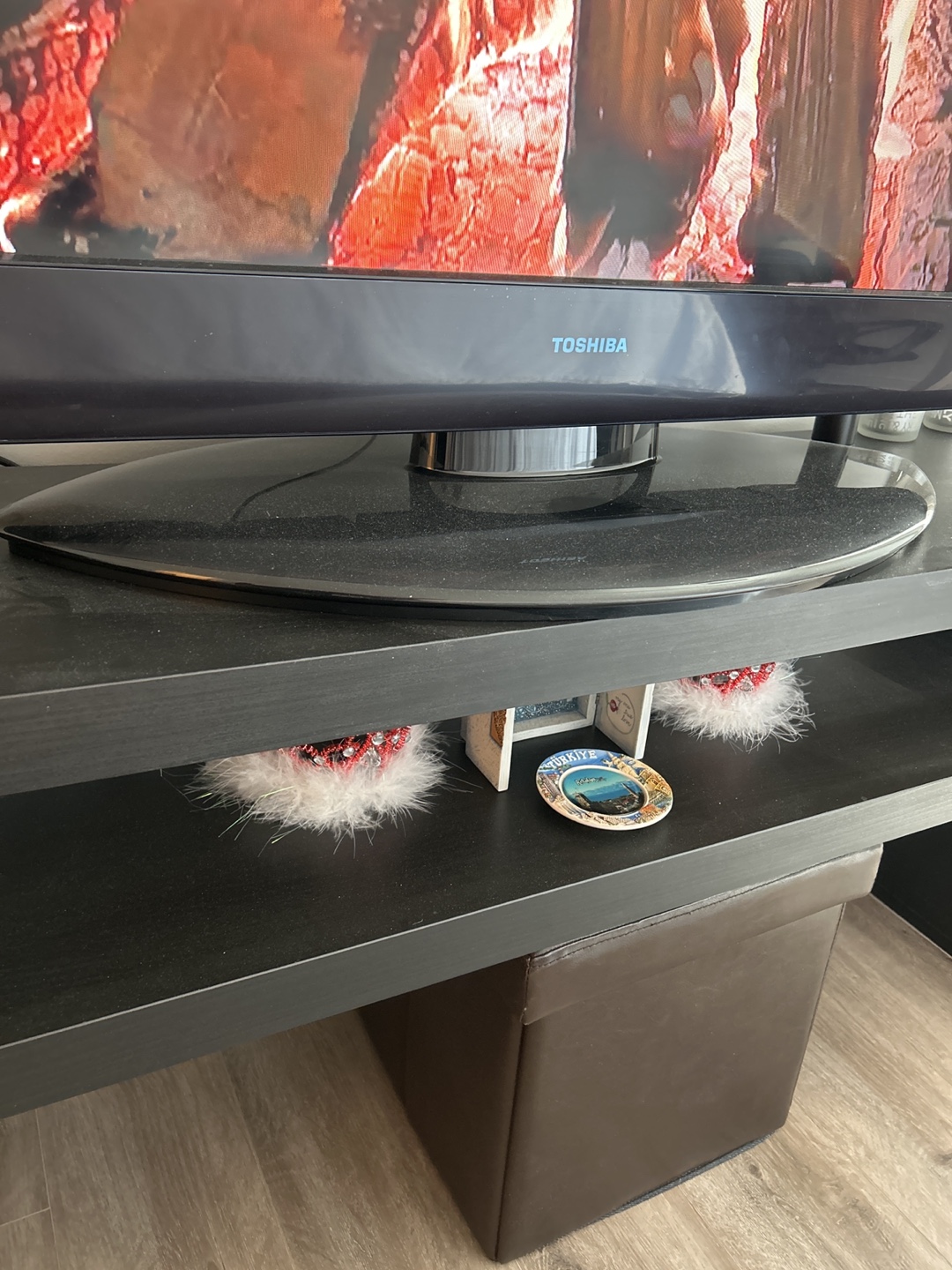 TV Stand (IKEA) Black/Brown - photo 4