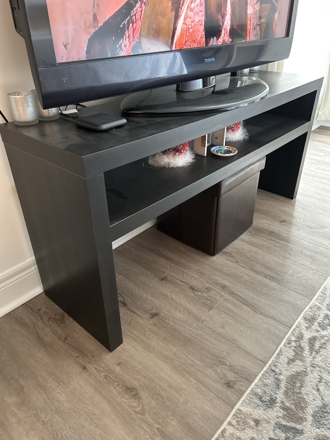 TV Stand (IKEA) Black/Brown