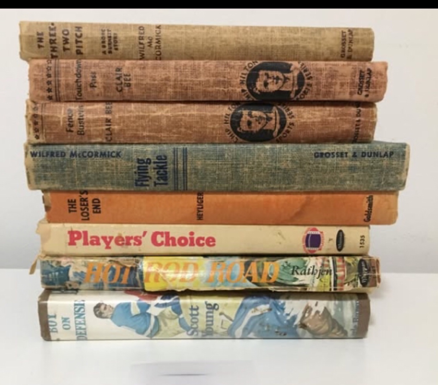 Collection of Vintage Sports Books