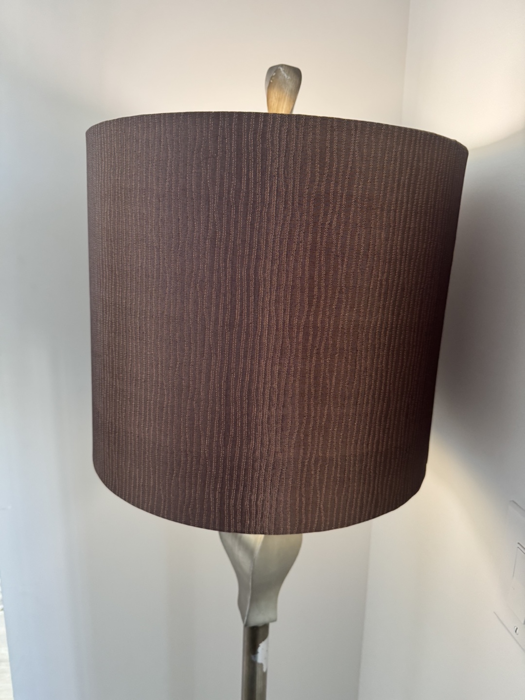 Floor Lamp with Brown Shade - photo 3