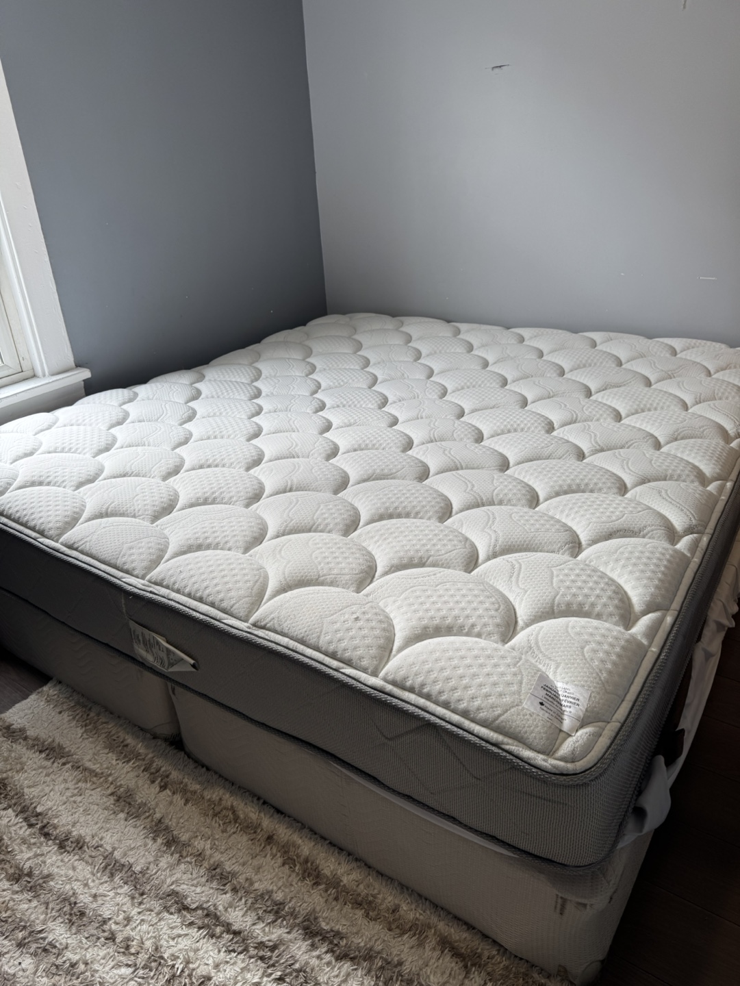 King size mattress and box spring set