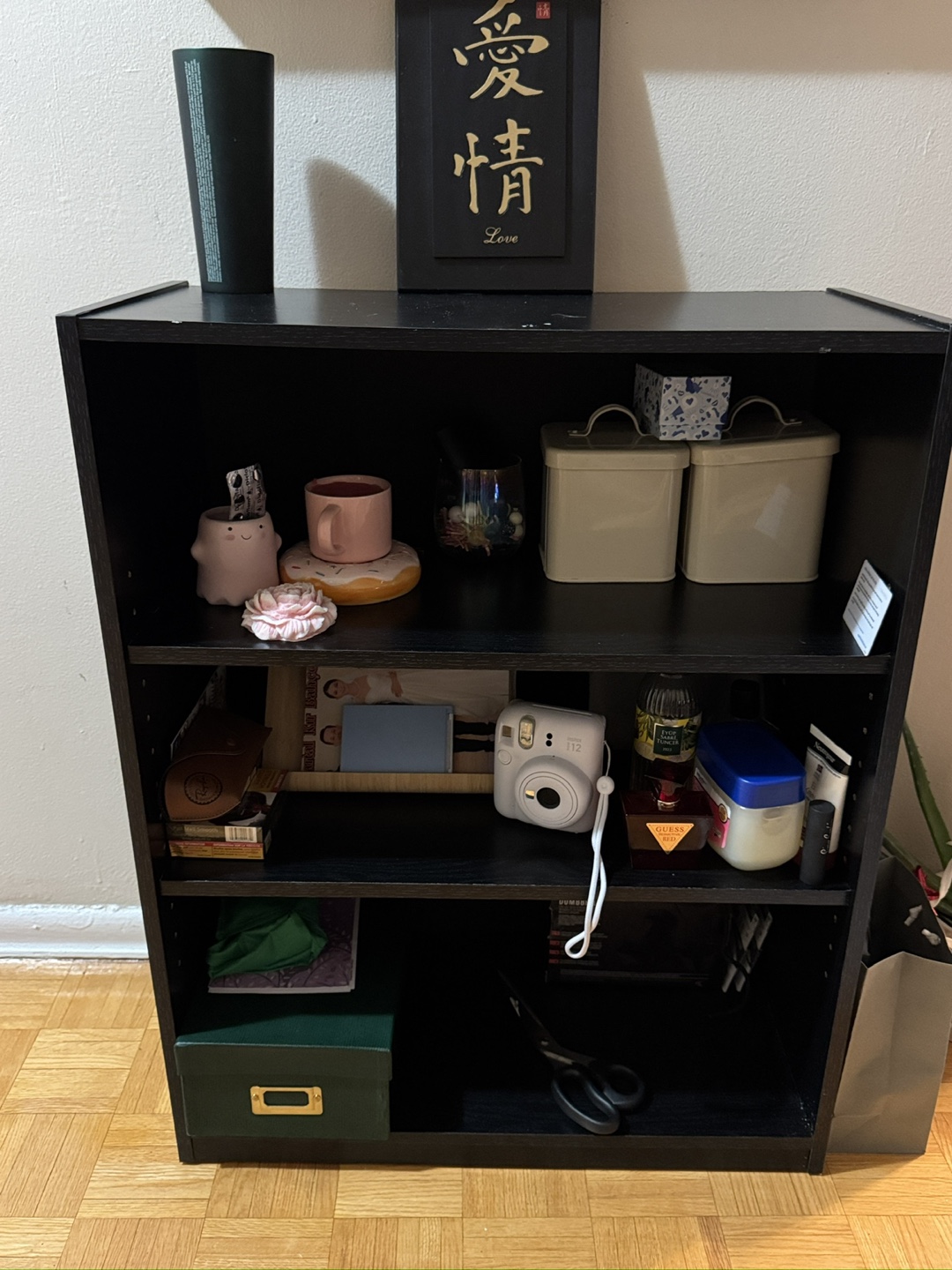 Black 3-shelf bookcase. 2 pieces - photo 3