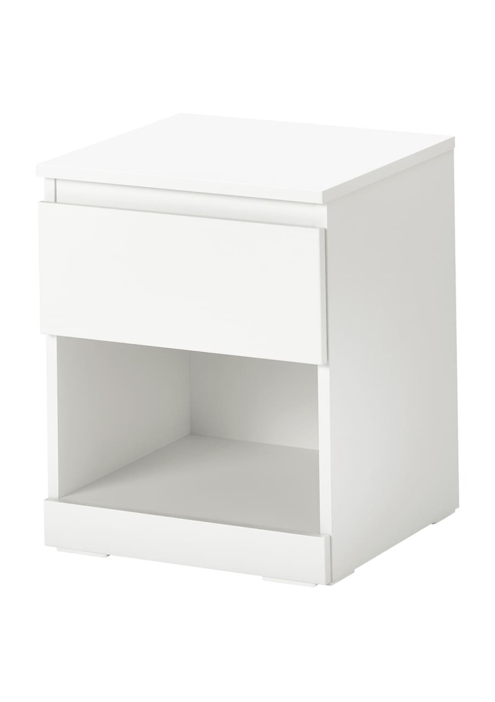 White Nightstand with Drawers (2 pieces)