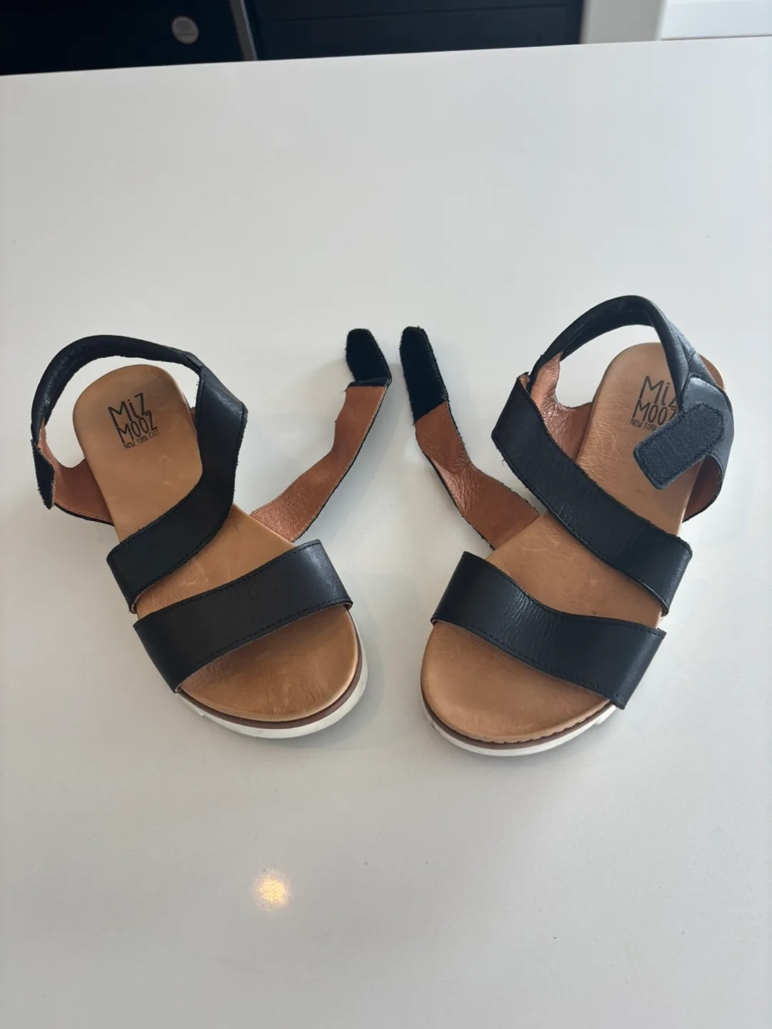 Miz Mooz New York City Black Leather Sandals image indicator(3)