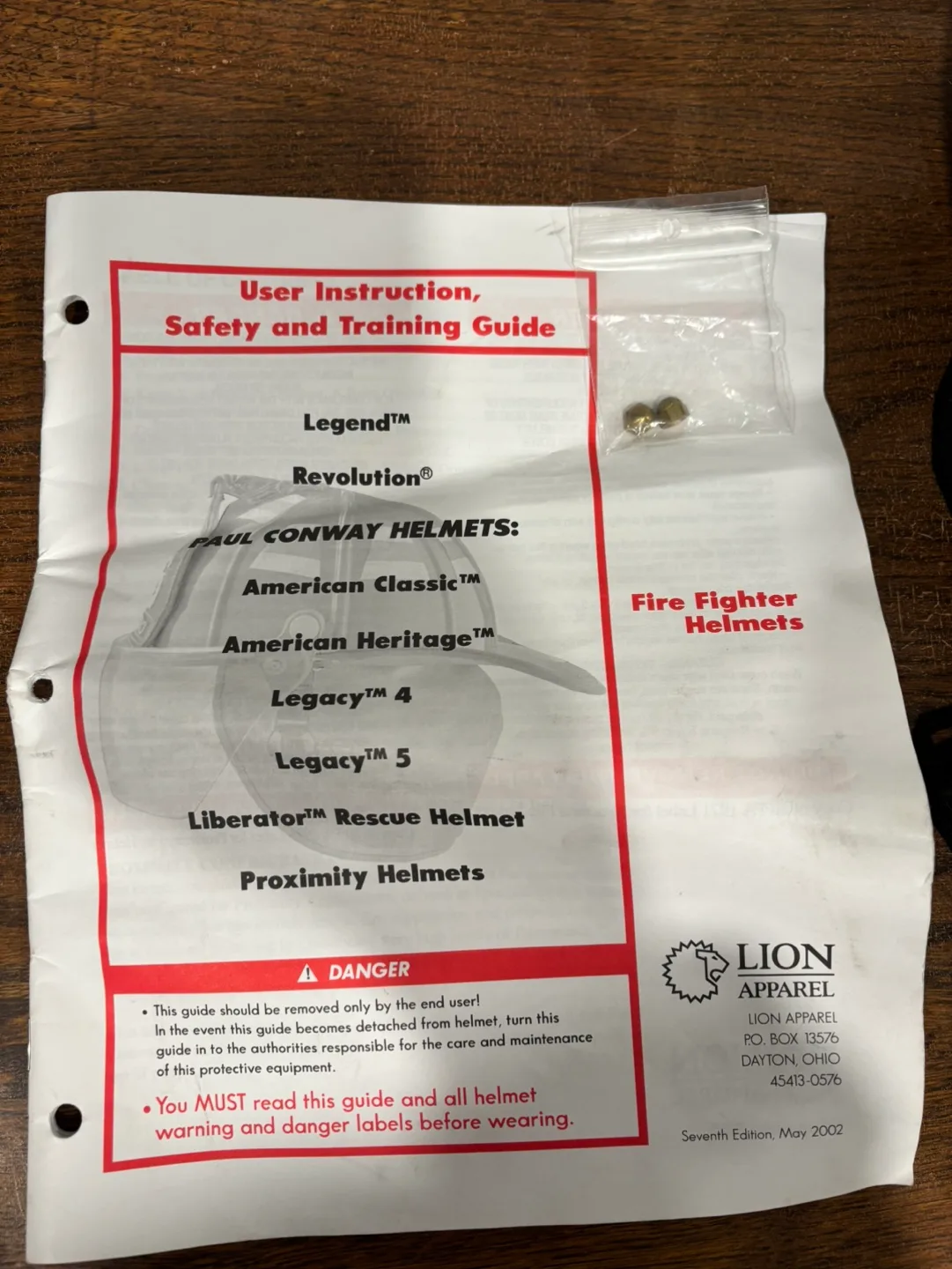 American Heritage Fire Helmet with Faceshield image indicator(9)