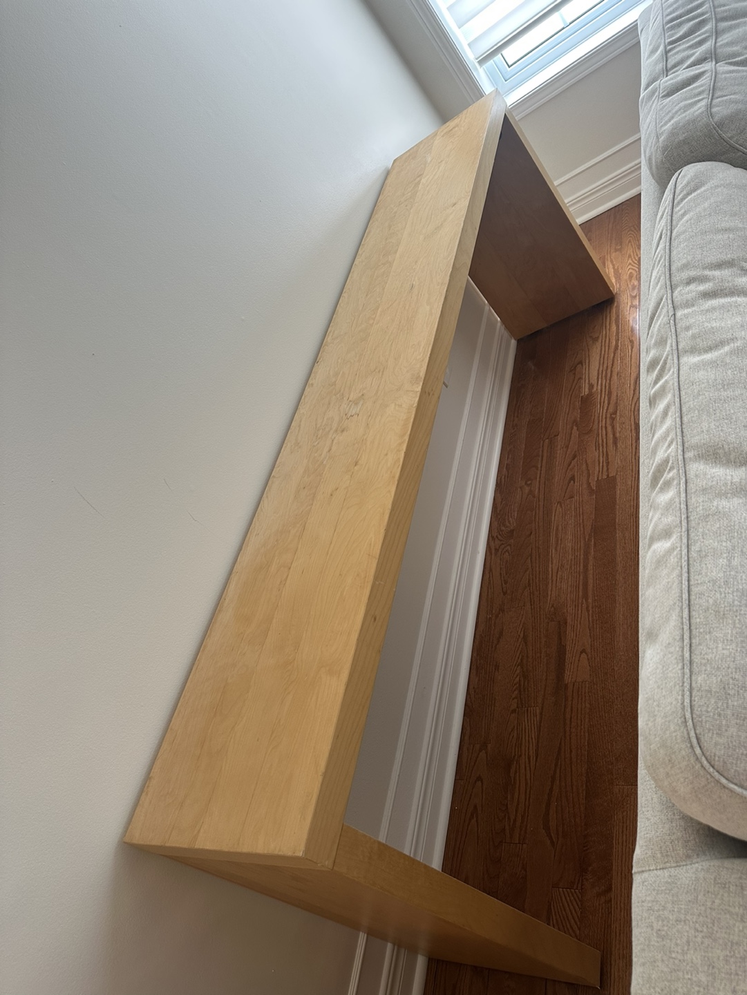 Modern Minimalist Wood Console Table sofa table