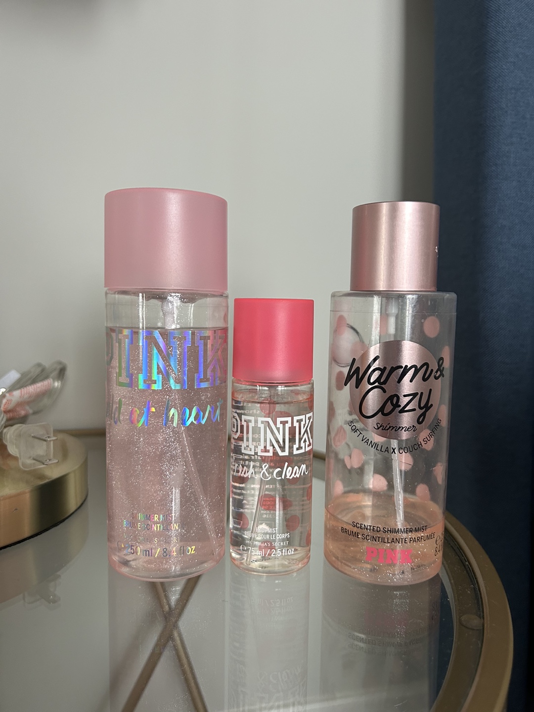 Victoria's Secret PINK Fragrance Mists - Bundle of 3