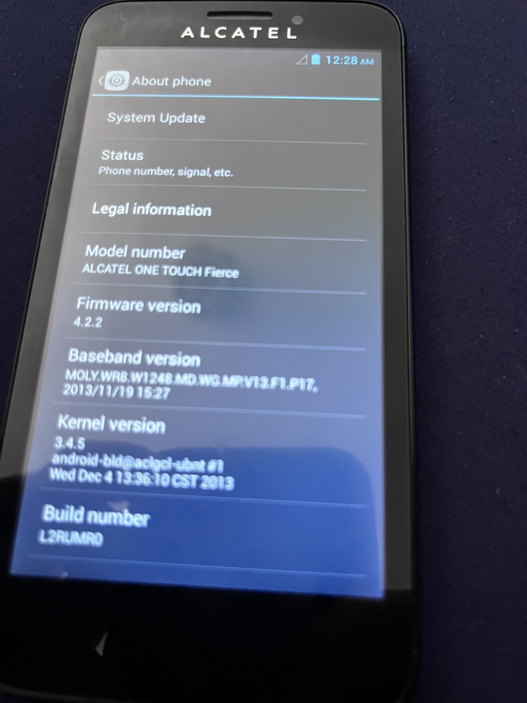 Alcatel One Touch Fierce T-Mobile Smartphone - photo 5