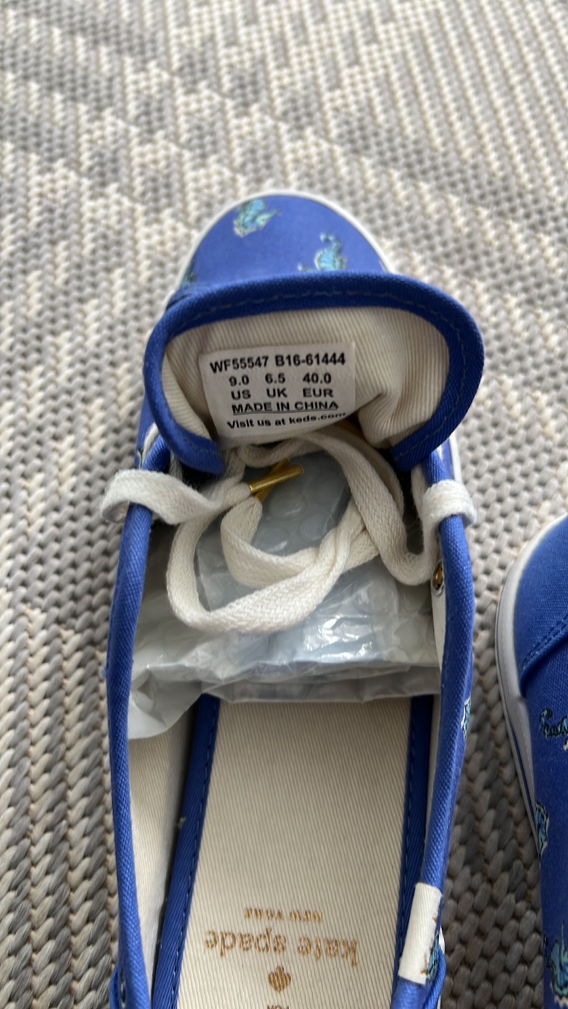 Kate Spade x Keds Blue Sea Horse Sneakers - Size 9 - photo 5