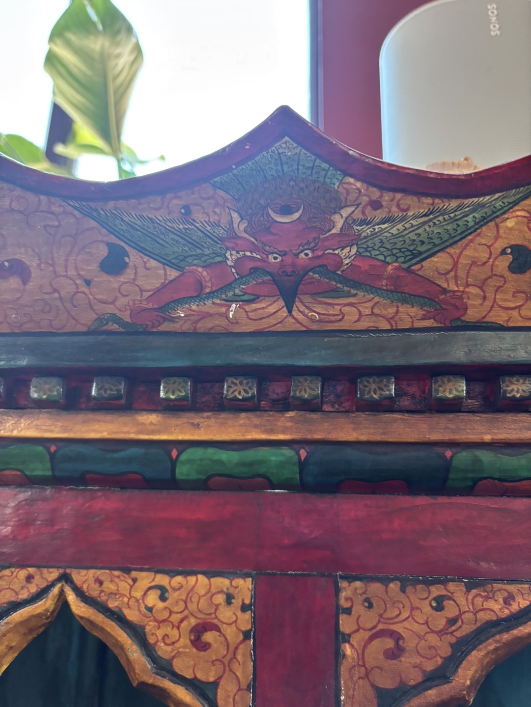 Hand-painted Antique Asian Cabinet - photo 3