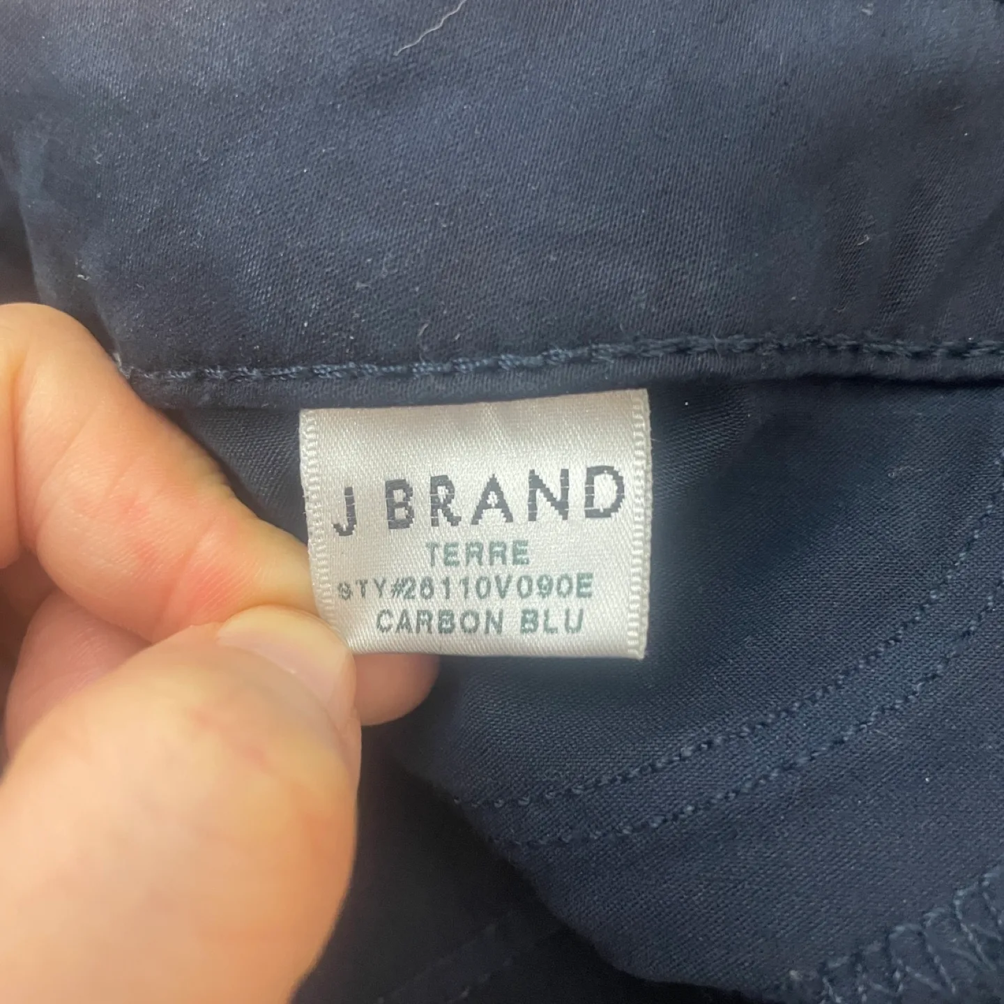 J Brand for Trilogy Navy High Rise Skinny Jeggings Size 27 image indicator(8)