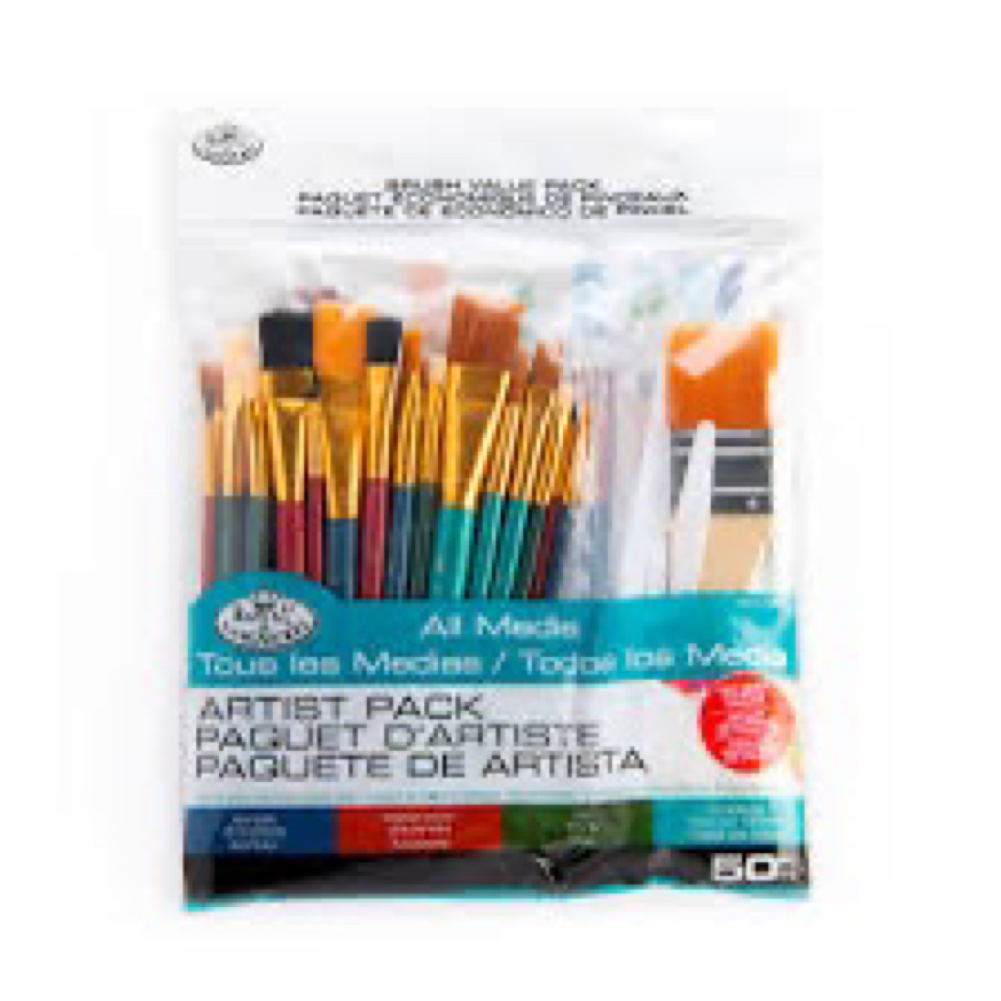 Royal & Langnickel 50-piece Artist Brush Set