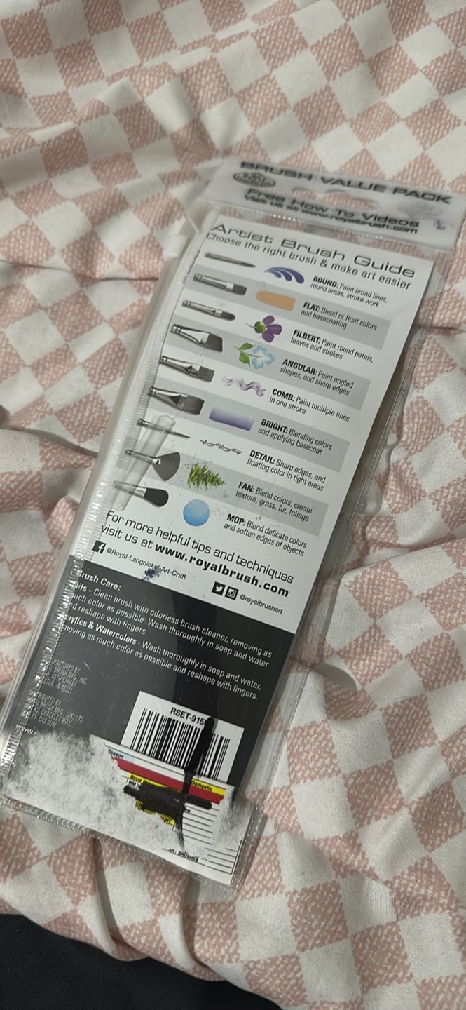 Royal Langnickel All Media Paint Brush Set - 10 Piece