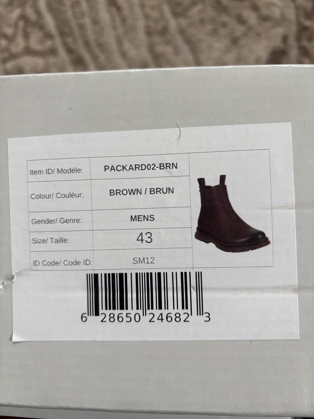 Men's Brown Leather B&B by Softmoc Chelsea Boots - Size 43 image indicator(4)