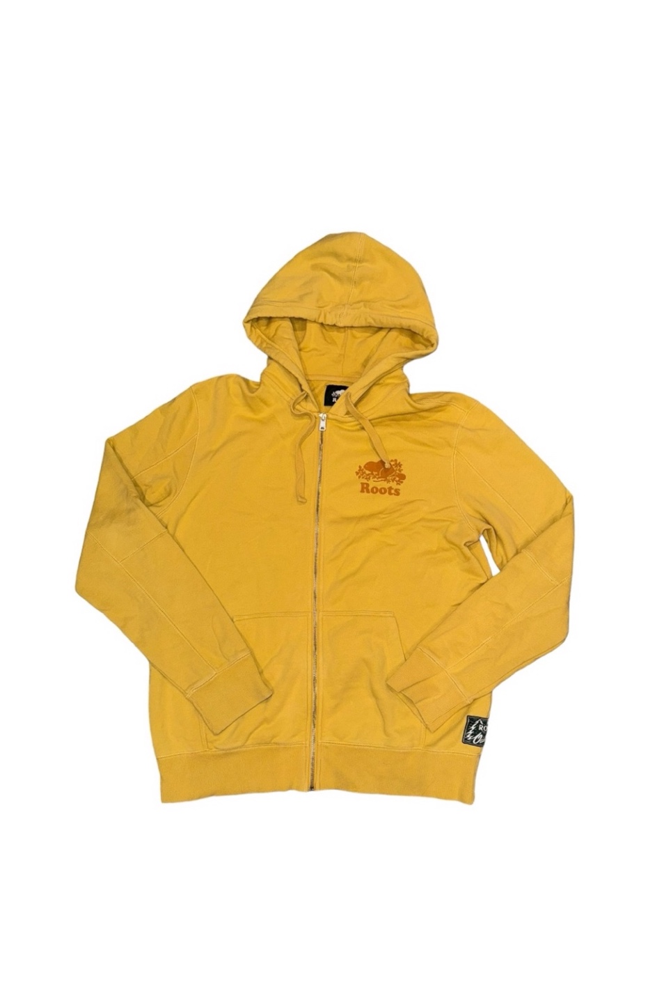 Roots zip up hoodie men’s/unisex size large