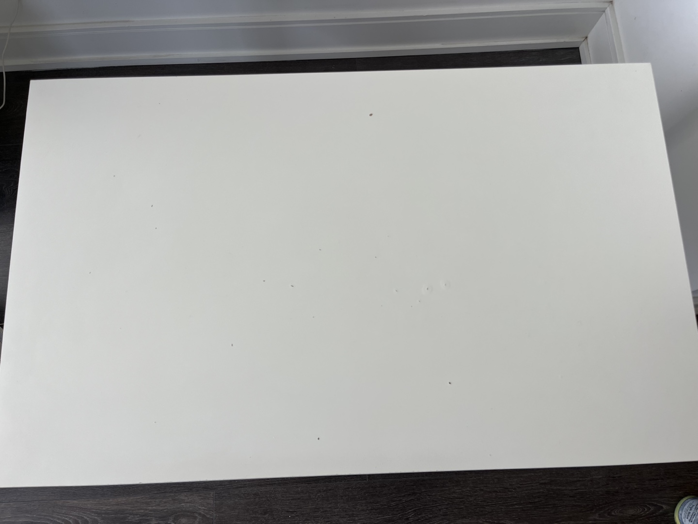 White Coffee Table with Shelf - photo 2