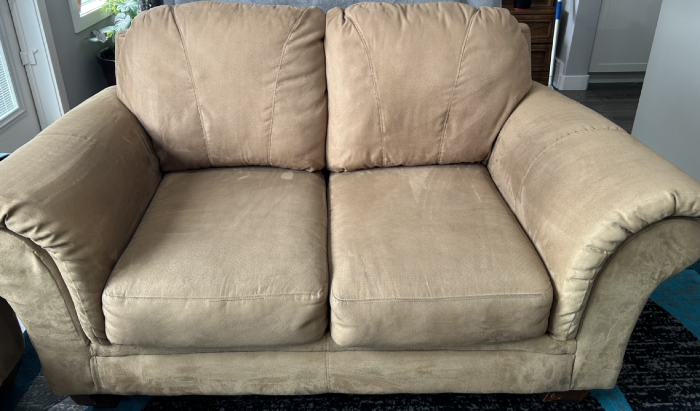 Beige Sofa and Loveseat Set - photo 3