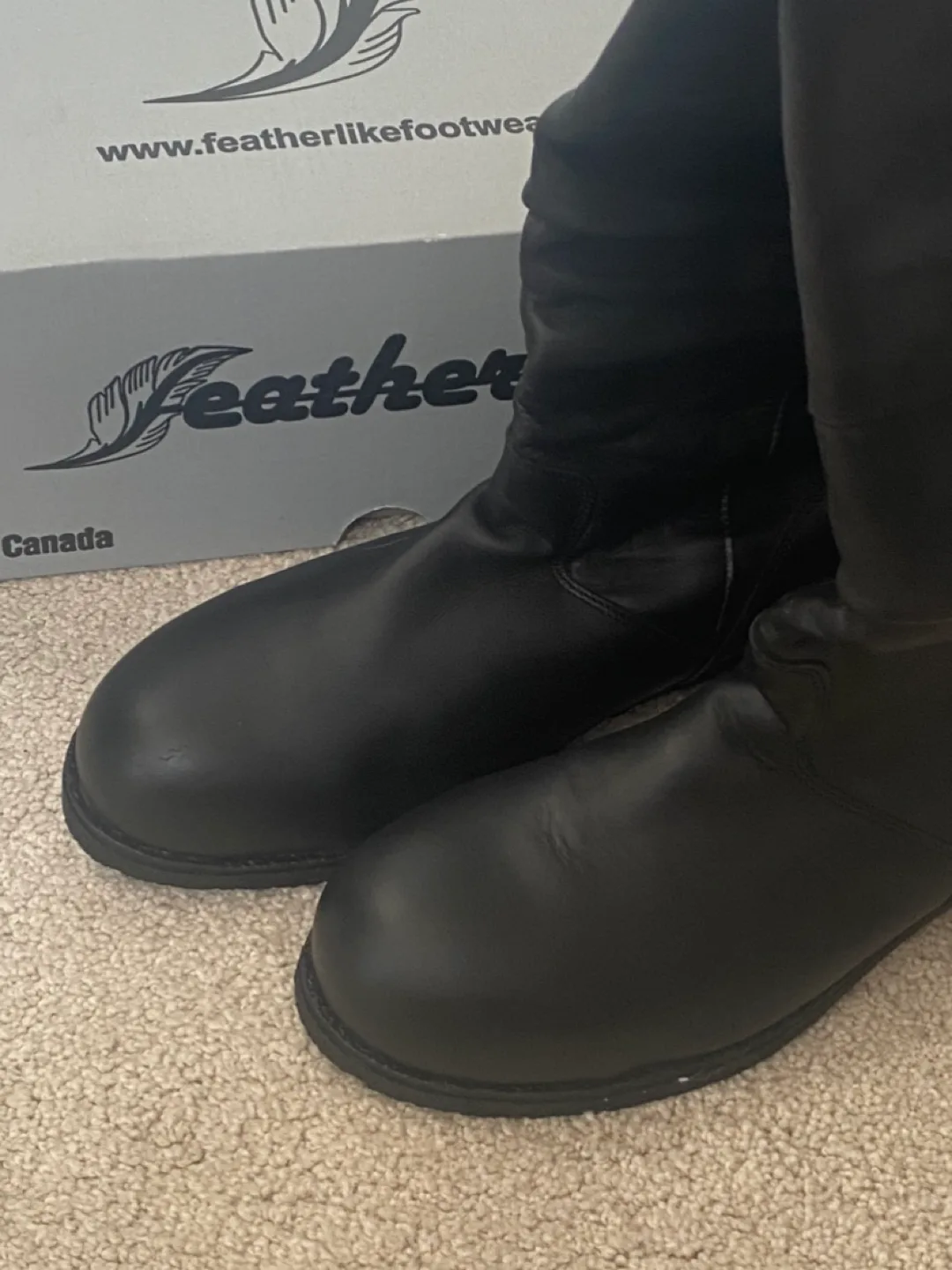 New!! Women’s Black  CSA Safety Steel Toe Work Boots! image indicator(2)