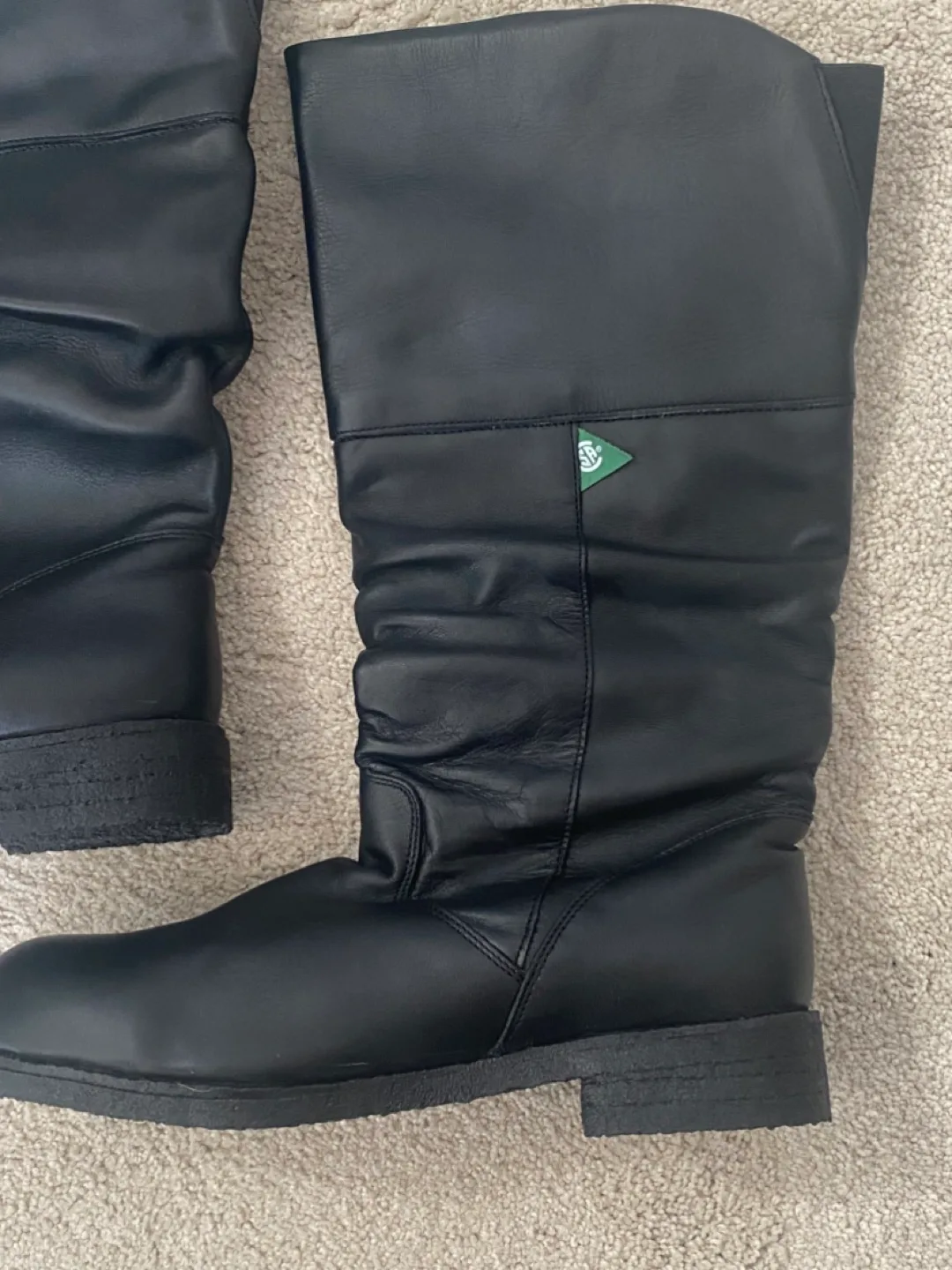 New!! Women’s Black  CSA Safety Steel Toe Work Boots! image indicator(4)