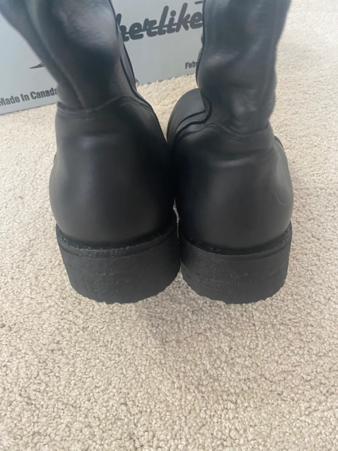 New!! Women’s Black  CSA Safety Steel Toe Work Boots! image indicator(7)