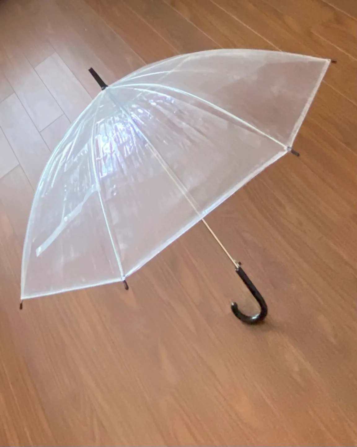 Clear umbrella with case thumbnail